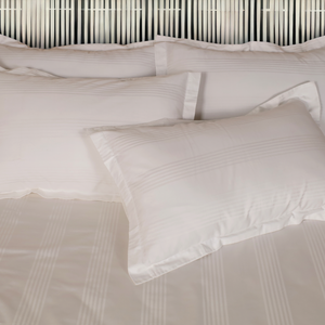 ผ้าปูที่นอนสีขาวมุกคุณภาพสูง นุ่มหรูหรา พรีเมียม ขาย - Product Image 1