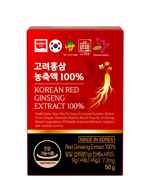 Korean Red Ginseng Extract 100 Percent 6 Year Concentrated Ginseng Extract For Immune Energy Support