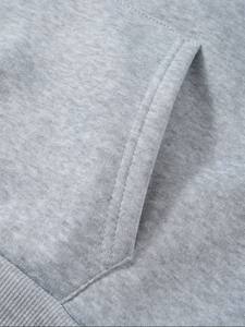 Ensemble 2 pièces - Sweat à capuche et pantalon de jogging pour homme, tendance printemps/automne, polyvalent, classique, uni, tenue décontractée, adapté aux activités de plein air - Product Image 5