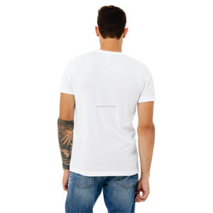 T-shirts pour hommes en coton 100% extensible super doux classique, coupe grande taille, manches courtes, véritable coupe musclée pour la salle de sport - Product Image 3