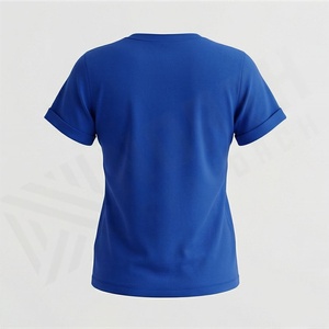 เสื้อยืดลำลองผู้หญิง ผ้าซาตินโพลีเอสเตอร์ ระบายอากาศได้ดี เป็นมิตรกับสิ่งแวดล้อม คุณภาพสูง ทรงปกติ ใส่ได้ทุกฤดู - Product Image 2