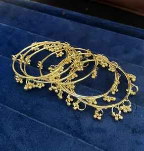 New Arrival Professional Handcrafted Silver Plated Pearl Kashmiri Ghungaro <b>Bangles</b> Churiyan <b>Sets</b> Trendy Indian Wedding - Product Image 5