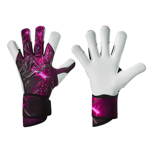 Gants de gardien de but à double sangle de poignet, support renforcé, latex antidérapant, haute durabilité, gants de gardien de but pour l'entraînement sportif - Product Image 6