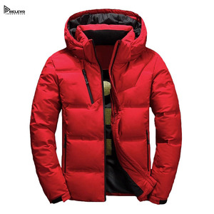 Chaqueta Acolchada con Capucha para Hombre, 300 GSM, Tela de Poliéster, Gruesa, Cálida y Aislante, Ropa de Invierno, Logotipo Personalizado - Product Image 1