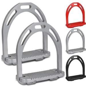 El mejor estribo inglés, estribos de seguridad con almohadilla de goma, accesorios de sillín ligero ecuestre, equipo de equitación - Product Image 3