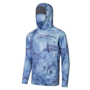 Sudadera con Capucha y Protección Solar UPF 50, Personalizada, Unisex, Transpirable, de Secado Rápido, Impermeable, con Manga Larga, para Pesca, Amarilla, Spandex/Poliéster - Product Image 1