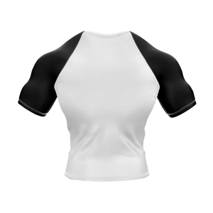 Vente en gros de maillots de compression MMA pour hommes, manches courtes, logo personnalisé, sublimation, maillot d'entraînement BJJ, maillot de combat - Product Image 3