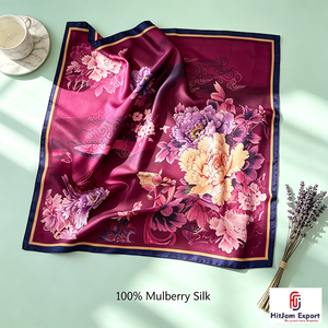 Custom Logo Printed Satin Scarf Wholesale OEM ODM Fashion Service Provider Nigeria Ghana Kenya Congo Senegal Tanzania Private - Product Image 2