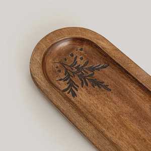 Premium Mango Wood Serving <b>Tray</b> Handmade Natural Wooden Serving Plate Kitchen Food <b>Tray</b> <b>Breakfast</b> <b>Tray</b> For Dining Table Decor - Product Image 4