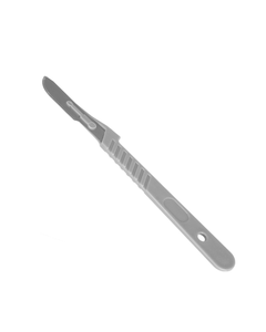 Scalpel manuel jetable en acier inoxydable Surtechs # 15 Sets stériles de 10 lames chirurgicales dentaires pour dermaplaning - Product Image 4