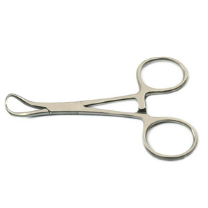 Pinza para Toallas Premium ENGR TRADERS CO. ETS-0045, Curva, con Mordazas Afiladas, de Acero Inoxidable, Instrumento Quirúrgico Veterinario Reutilizable - Product Image 1