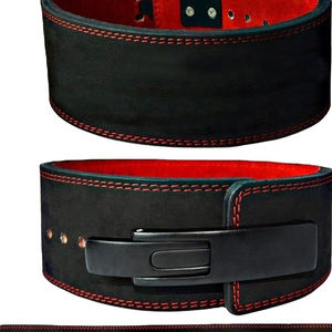 Ceinture de musculation en cuir de haute qualité avec boucle à levier, protection professionnelle, respirante et durable pour l'entraînement en salle de sport - Product Image 5
