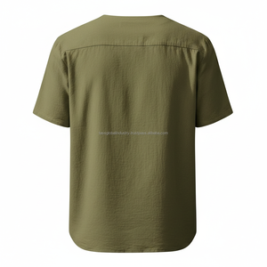 T-shirt délavé à l'acide, coupe oversize, respirant, personnalisable, vente en gros OEM - Product Image 4