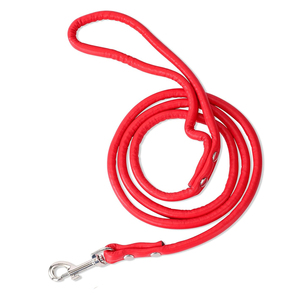 Heavy Duty German Shepherd Walking <b>Training</b> Usage Best Quality Leather Dog Leash Handsfree Adjustable Waist Leather Dog Leash - Product Image 3