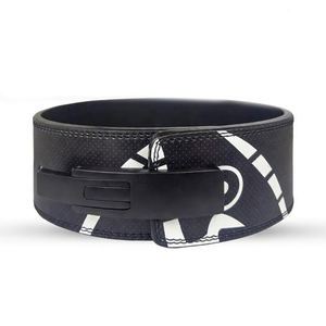 Cinturón de Levantamiento de Pesas con Diseño de Sukuna, de Cuero Vacuno Transpirable, Soporte Lumbar Profesional para Powerlifting - Product Image 2