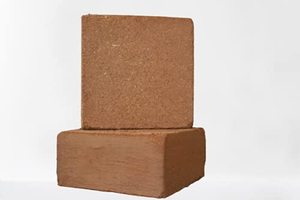 KL Export Bloc de Fibres de Coco et de Tourbe Biologiques 5Kg Haute Rétention d'Eau Écologique pour la Culture Agricole et les Fleurs - Product Image 2