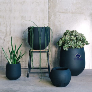 2026 Traditional Indoor/Outdoor PE Coated FRP Floor Planters Indian Style Inspired Flower Pots Home Decor Hotels Offices - Product Image 3