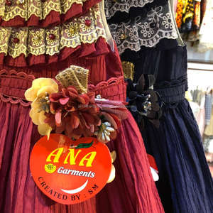 Beauté concassage coton robe avec bandeau de qualité incroyable design fantaisie robe - Product Image 5