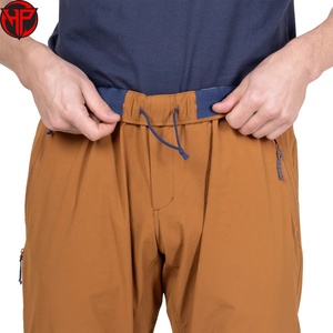 Pantalon chino slim fit pour homme, coupe droite, taille mi-haute, respirant, tissé, décontracté, pour l'extérieur, pantalon de montagne - Product Image 2