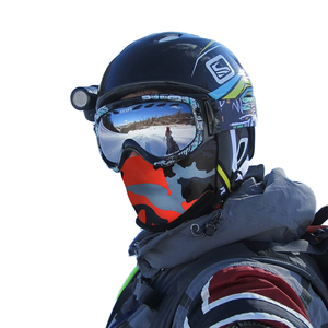 Balaclava personnalisée en polyester avec impression par transfert thermique, coupe-vent, réglable, douce, pour le ski, le cyclisme et les activités de plein air - Product Image 2
