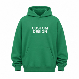 Sweat à capuche d'hiver OEM de haute qualité 100 % coton respirant, coupe oversize, uni, style streetwear, personnalisable, en molleton chenille - Product Image 4