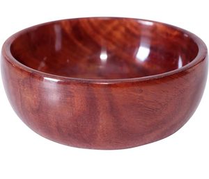 Tazón de Madera 100% Puro para Servir Comidas Familiares, Mezclar Ensaladas, Presentar Bocadillos y como Atractivo Centro de Mesa - Product Image 2