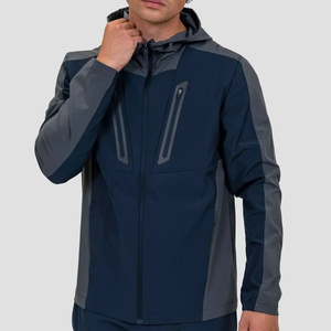 Veste bomber imperméable en polyester/coton pour enfants, respirante, légère, unisexe, streetwear, personnalisable - Product Image 2