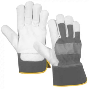 Gants de sécurité en cuir de chèvre fluorescent de qualité supérieure, résistants, antistatiques, pour travaux industriels, pour monteurs canadiens - Product Image 5