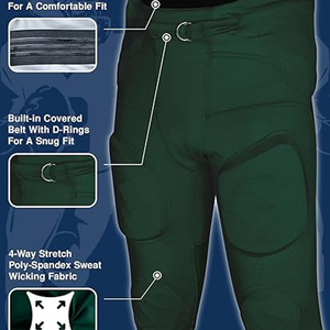 Pantalons d'entraînement de football personnalisés OEM ODM, uniforme sportif, pantalons extensibles anti-humidité, équipement de football en gros - Product Image 6