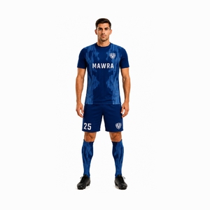 Camiseta de Fútbol Personalizada para Hombre, Sublimada en Verde, de Secado Rápido, Transpirable, 160GSM, Poliéster, Uniforme de Entrenamiento, Ropa Deportiva para Equipos, OEM - Product Image 1