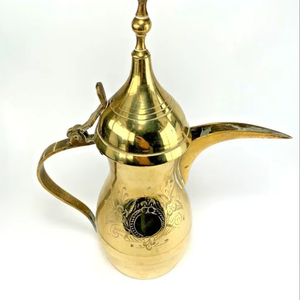 Classic Handmade <b>Beverage</b> Dispenser Polished Metallic Kettle Elegant Kitchen <b>Serving</b> Accessory For Hot Drinks - Product Image 1