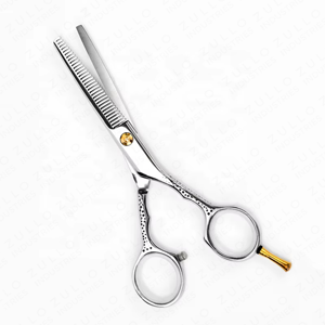 Ciseaux de coiffure professionnels en acier inoxydable avec support de doigt réglable - Product Image 4