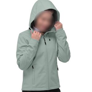 Veste extérieure réfléchissante Offre Spéciale Veste Softshell isolée légère pour femme Col montant Respirant Chaud Séchage rapide Anti - Product Image 2