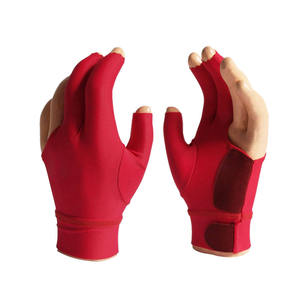 Guantes de Snooker de Alta Calidad a Precio de Mayoreo, Color Sólido, Logotipo Personalizado Impreso, Guantes de Billar Transpirables - Product Image 1