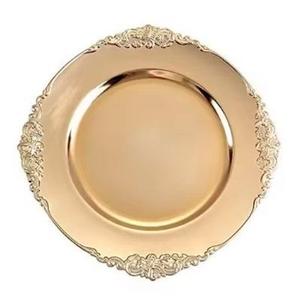 Nouvelle Arrivée Assiette de Présentation en Métal Vert Marine, Assiette de Présentation Anti-Taches, Rétient la Chaleur, Assiettes de Présentation Artisanales - Product Image 1