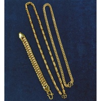 Bracelet Classique de Mariage pour Homme en Argent Plaqué Or 24K de Haute Qualité, 16mm, Idéal pour les Fêtes - Vente en Gros