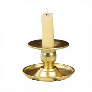 Lanterne rotative de luxe en fer doré pour bougies, lanterne d'aromathérapie romantique avec plateau, cadeau de Noël créatif, centre de table élégant - Product Image 3