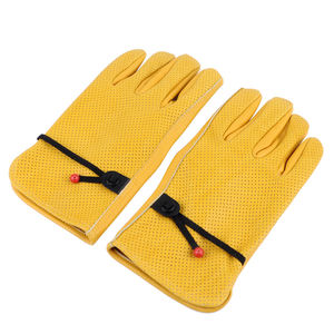 Fabricants directs d'usine, gants de travail en cuir de qualité supérieure, couleurs et designs demandés par les clients, gants de travail en cuir résistants. - Product Image 4