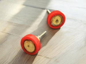 Natural Wood Resin Eco-Friendly Decoupage Drawer Knob Handcrafted Cabinet Pull Resin <b>Wardrobe</b> Knob Decorative Furniture Door - Product Image 2