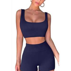 Vêtements de sport pour femmes, ensemble de yoga sans coutures, vêtements de fitness, shorts, haut, vêtements de sport, tenue de sport, vêtements d'entraînement, tenue de yoga - Product Image 3