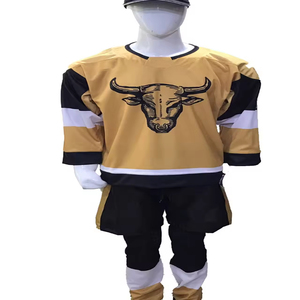 OEM Customized High Quality Regular Fit Ice Hockey <b>Practice</b> Jerseys Team Sublimation Uniforms for Hockey Players - Product Image 5