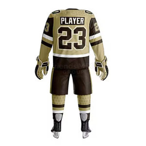 Shorts de sport en polyester respirant, écologique et léger, coupe confortable pour les performances sportives, uniforme de hockey sur glace - Product Image 3