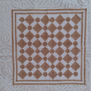 Serviettes de table en coton 60x60cm imprimées à la main, personnalisées, pour événements festifs de luxe, technique artisanale moderne, style classique, vente en gros - Product Image 4