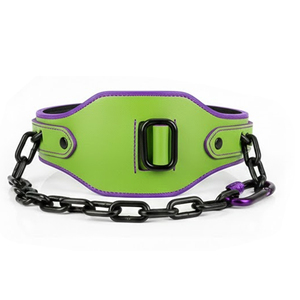 Cinturón de cuero duradero para levantamiento de pesas con cadena resistente para entrenamiento de fitness y gimnasio - Product Image 1