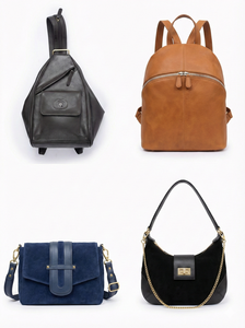 Genuine Leather Student <b>Backpack</b> Zipper School Bag Adjustable <b>Strap</b> Soft Handle Daily Travel Purse - Product Image 2