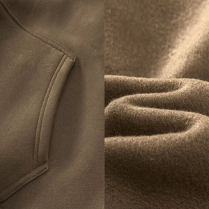 Conjunto Deportivo de Dos Piezas para Hombre, Estilo Casual, Holgado, Lavado Ácido, Color Sólido, Manga Larga, Otoño-Invierno - Product Image 4