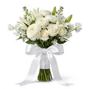 Ruban en satin 100% polyester blanc 12 mm, simple face, 5 rouleaux x 8 mètres, personnalisable, résistant au rétrécissement, pour nœuds de chaise de mariage - Product Image 3