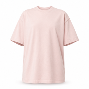 Camiseta Extra Grande Personalizada para Mujer, 100% Algodón, Corte Holgado, Hombros Caídos, Estilo Casual, OEM, ODM, Marca Privada, Logotipo Personalizado - Product Image 2