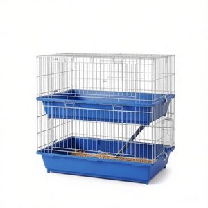 Gabbia Moderna di Lusso in Acciaio Inossidabile per Piccoli Animali, Taglia XL, per Criceti, Uso Interno ed Esterno, con Motivo Personalizzato - Product Image 2