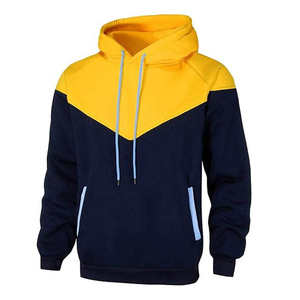 Sweat-shirt à capuche color block pour homme, tricoté, manches régulières, style automne - Product Image 6